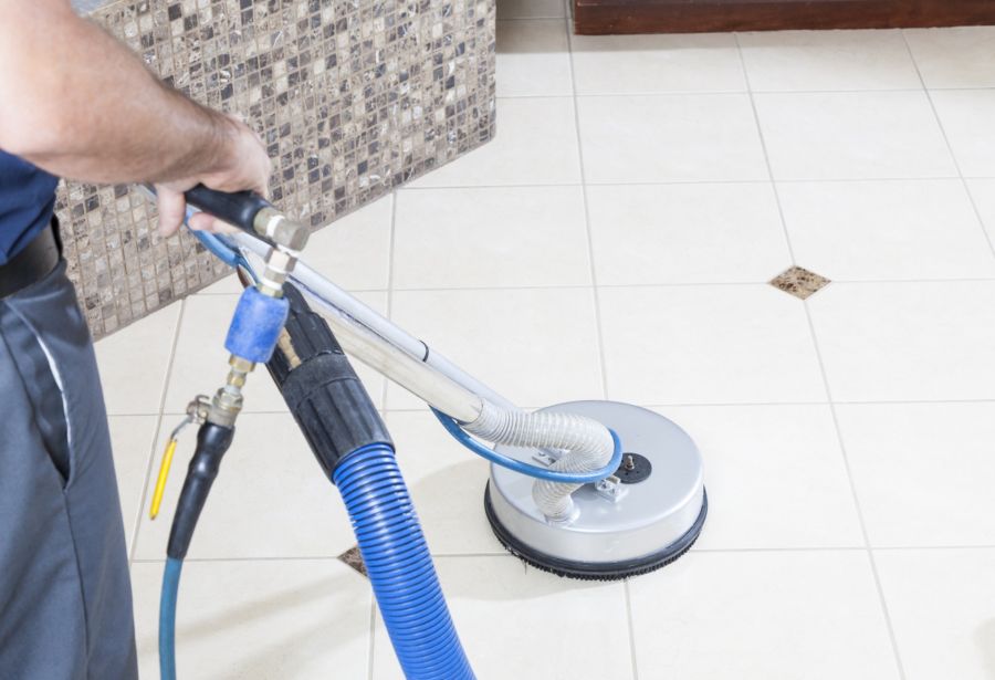 Tile & grout cleaning by Continental Carpet Care, Inc.
